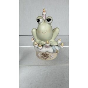 Precious‎ Moments Enesco Birthday Club Frog Figurine "Hoppy Birthday" 1999